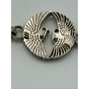 Sterling Silver Bracelet, Handmade, Love Birds, NEW